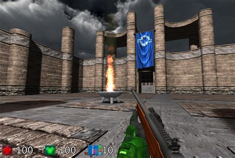 The point is to be the first to break the statue of the enemy. . Fps game unblocked